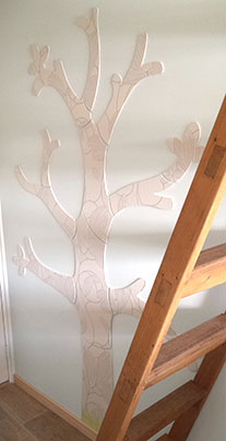 babykamer boom creatief