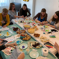 babyshower rompertje beschilderen