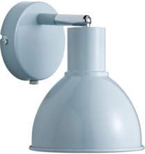 Blauwe wandlamp Scandinavische industriele stijl