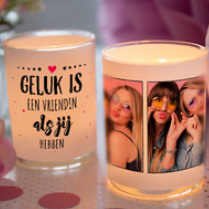eigen windlicht met foto
