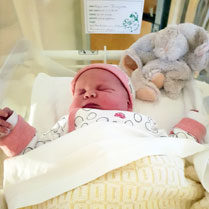 foto baby geboren in het ziekenhuis