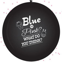 gender reveal ballon