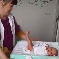 kraamzorg met baby