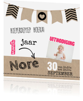 Super Tips eerste verjaardag baby 1 jaar feest HF-12