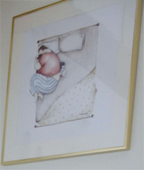 poster babykamer idee