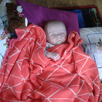 baby slaapt
