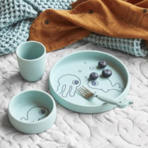 Siliconen servies van Done By Dear