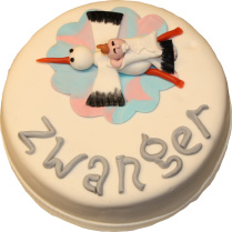 taart ik ben zwanger