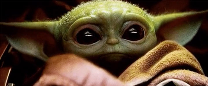 Baby Yoda net tot leven gewekt en nu al razend populair