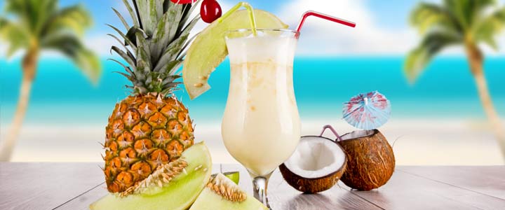 Recept alcoholvrije Pina Colada cocktail