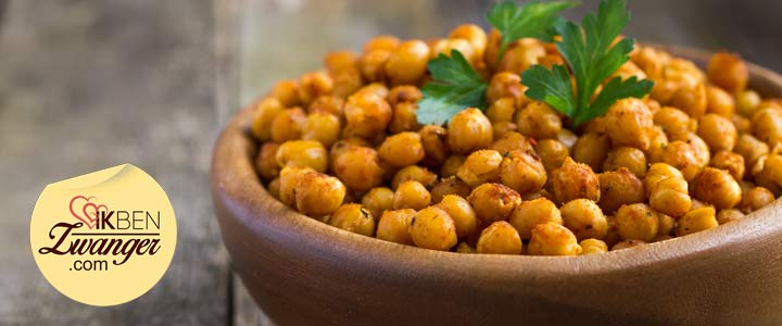 Snacken! Zoete geroosterde kikkererwten