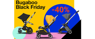 Bugaboo Black Friday: Bespaar tot -40% op iconische kinderwagens