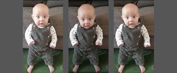 Sterkste baby ter wereld? Lula kan nu al zelfstandig staan Sterkste baby ter wereld? Lula kan nu al zelfstandig staan