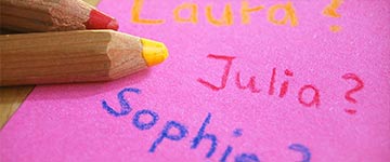 Kindernamen 2016 Meisjesnamen zoektocht en het grote-voornamen-spel