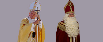 Pientere peuterpraat | De Paus lijkt op Sinterklaas